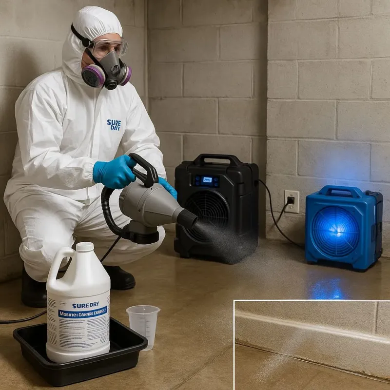 Sanitization and Odor Removal process in Sonora, CA